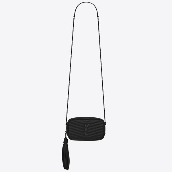 Saint Laurent Lou Mini All Black Bag